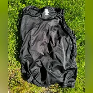 Soffe Black Polyester Tank Top